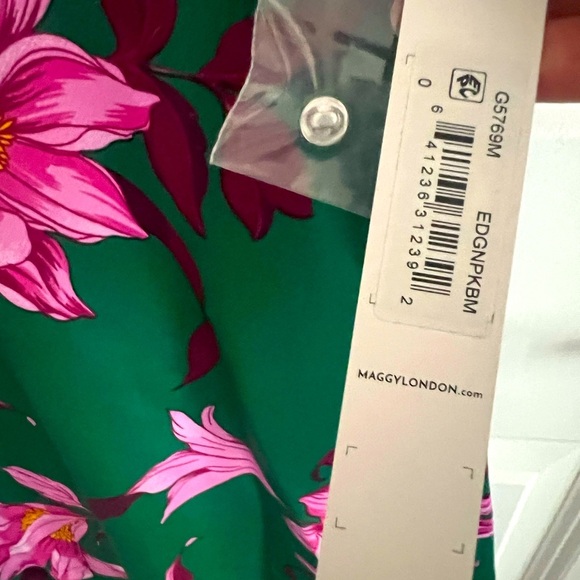 NWT - Maggie London - Floral Rayne Maxi Dress - Picture 11 of 11